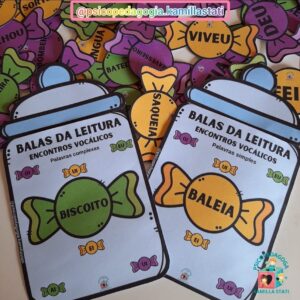 Balas da leitura: encontro vocálicos