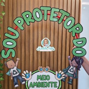 Bambolê para foto: protetor do meio ambiente