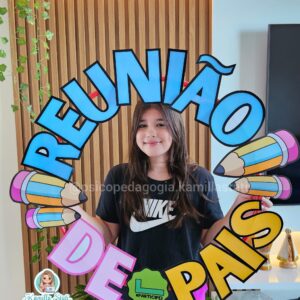Bambolê para foto: reunião de pais