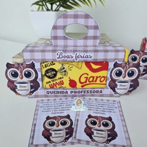 Caixa de bombom férias