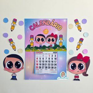 Calendário de parede Crianças 2026