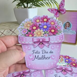 Cartão vasinho dia da mulher