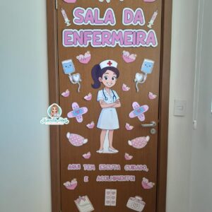 Decoração de porta Sala da Enfermeira