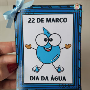 Mini livrinho interativo: dia da água