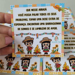 Cartãozinho: frase junina