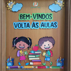 Decoração de porta: volta às aulas