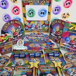 Kit volta às aulas divertidamente