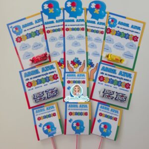 Lembrancinhas Abril azul: Autismo