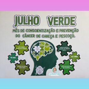 Painel Julho verde câncer de cabeça e pescoço