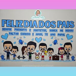 Painel feliz dia dos pais