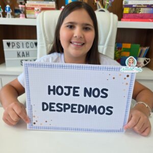 Plaquinhas para apresentação despedida  escolar