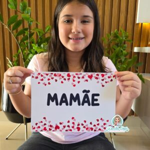 Plaquinhas para apresentações dia das mães