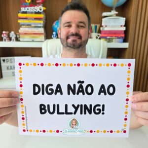 Plaquinhas de apresentação: não ao bullying