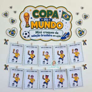 Mural interativo Mini craques da seleção